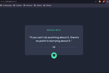 Advice Generator App